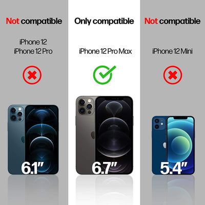Power Theory Schutzfolie kompatibel mit iPhone 12 Pro Max [2 Stück] - mit Schablone, Glas Folie, Displayschutzfolie, Schutzglas Preview #5