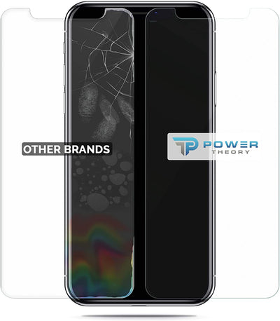 Power Theory Schutzfolie kompatibel mit iPhone XS Max [2 Stück] -  mit Schablone, Glas Folie, Displayschutzfolie, Schutzglas Preview #3