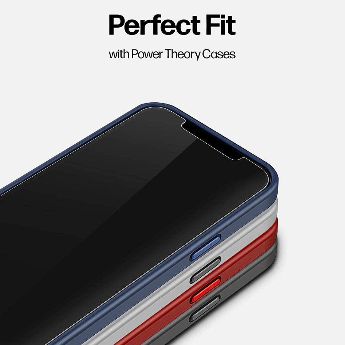 Power Theory Schutzfolie kompatibel mit iPhone 12 Mini [2 Stück] - mit Schablone, Folie, Displayschutzfolie, Schutzglas Preview #6