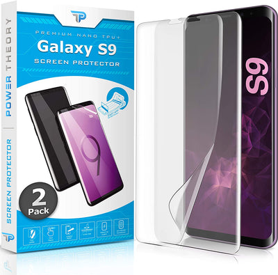 Power Theory Schutzfolie für Samsung Galaxy S9 [2 Stück] - 3D Nano-Tech Preview #1