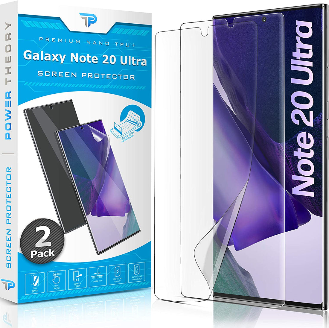 Power Theory Schutzfolie für Samsung Galaxy Note 20 ULTRA [2 Stück] Preview #1