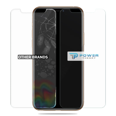 Power Theory Schutzfolie kompatibel mit iPhone 11 Pro MAX [2 Stück] -  mit Schablone, Glas Folie, Displayschutzfolie, Schutzglas Preview #6